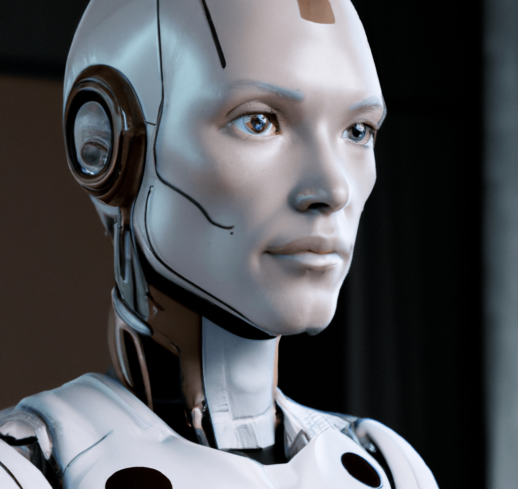 A photo of an AI humanoid bot of 2025.